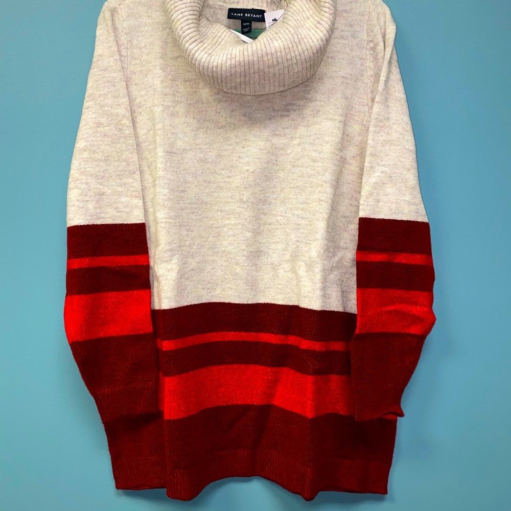 Lane Bryant Women’s Plus Size 14/16 Cowl Neck Sweater NEW With Tag